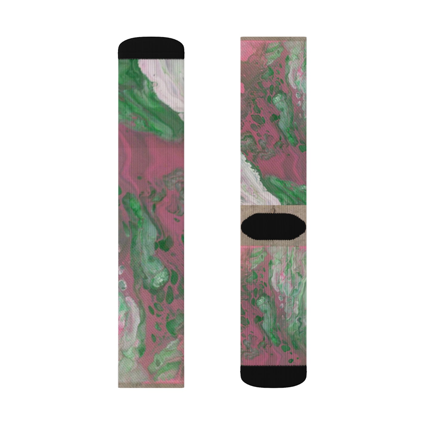 Pink & Green by Miel - Sublimation Socks