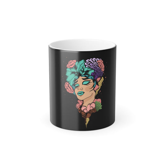 Color Morphing Mug (Lady), 11oz