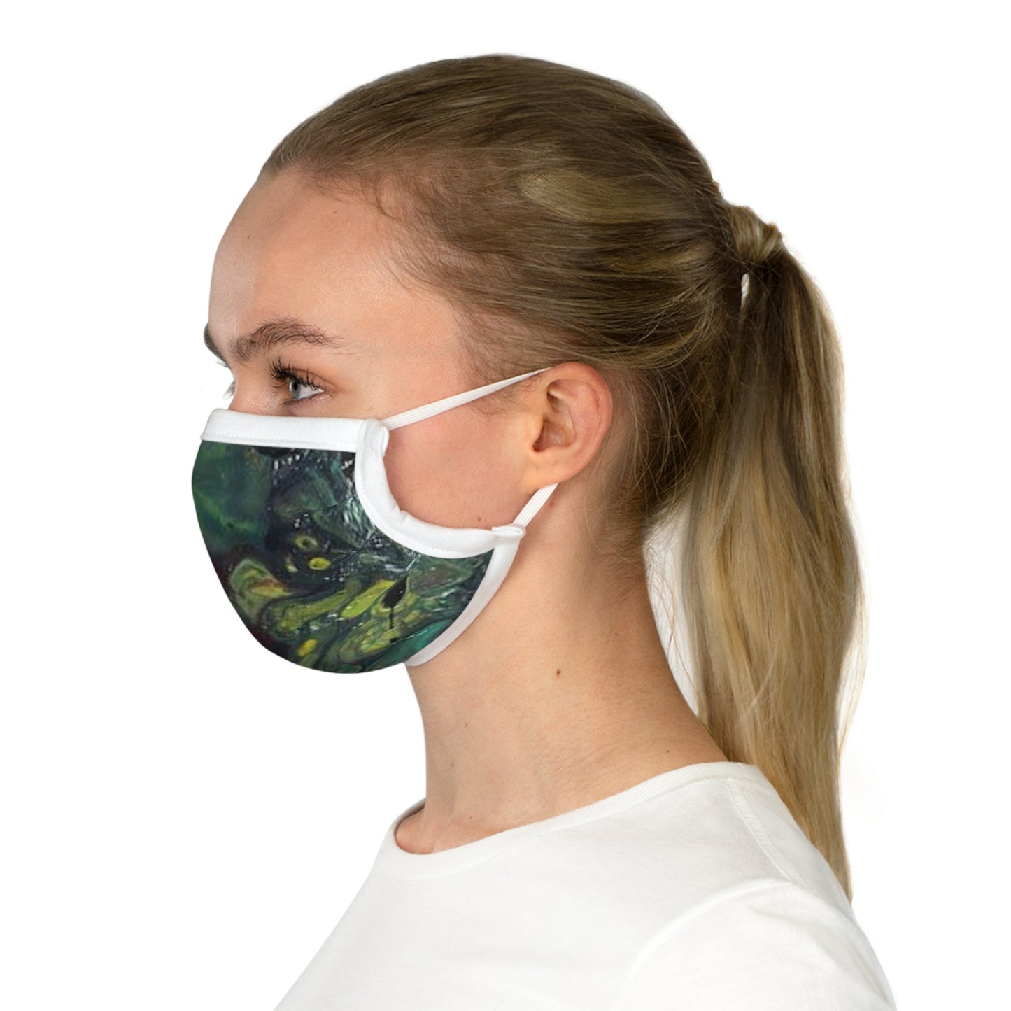 Bubble Bliss Blue by Miel - Cotton Face Mask (EU)