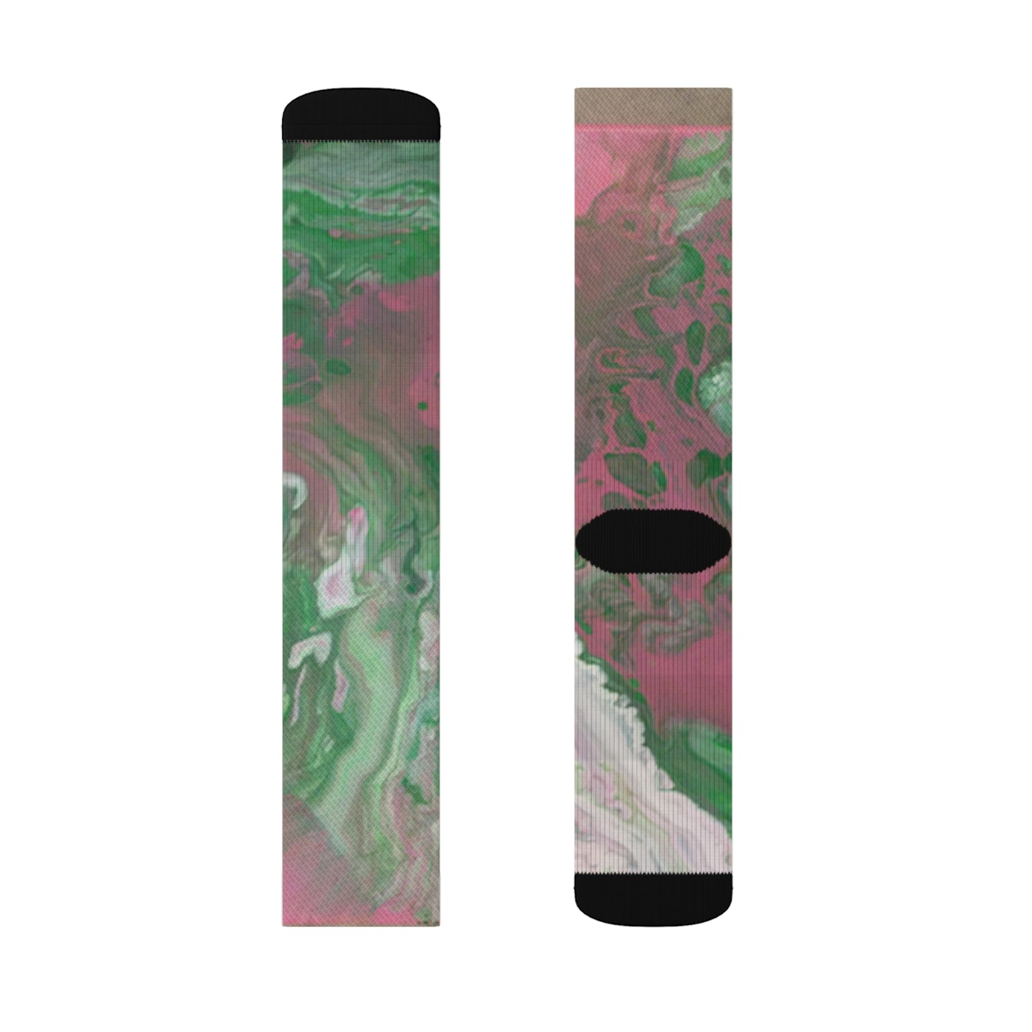 Pink & Green by Miel - Sublimation Socks