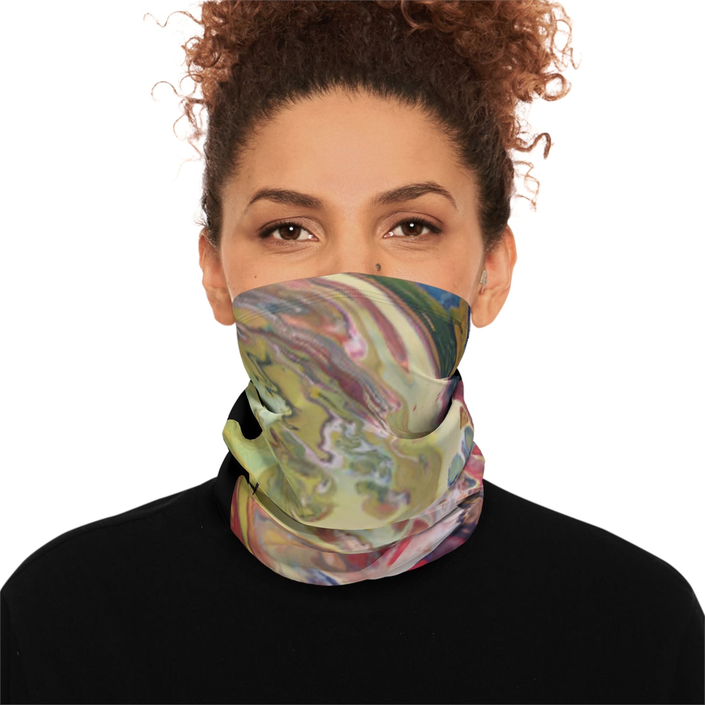 Cross Section by Miel - Winter Neck Gaiter With Drawstring