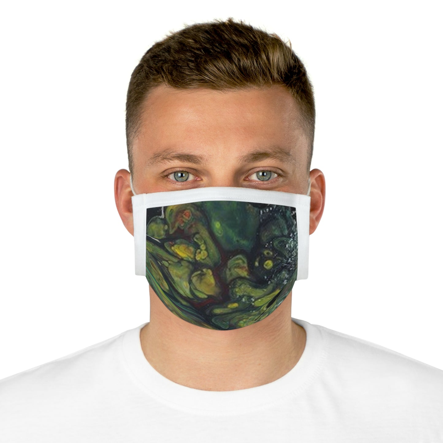 Bubble Bliss Blue by Miel - Cotton Face Mask (EU)